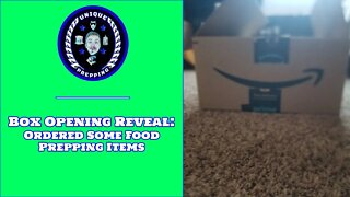 Box Opening Reveal: Ordered Some Food Prepping Items