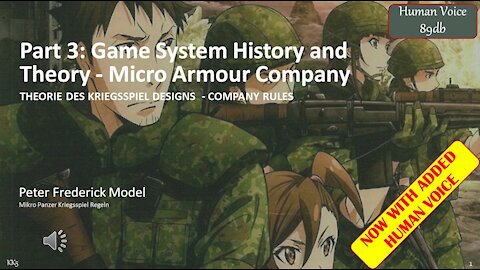 Part 3: Game System History and Theory - Micro Armour Company