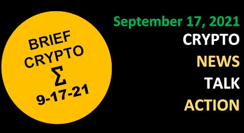 Crypto News Talk Action 17 September Bitcoin BTC Ethereum ETH Cardano ADA Solana SOL DOT