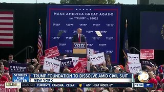 Trump Foundation dissolves amid civil suit