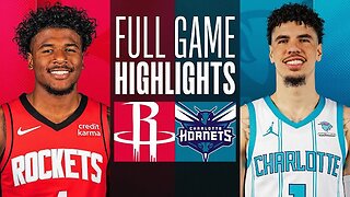 NBA Hornets vs Rockets 104 - 138 Highlights