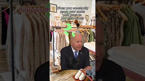 Presidents Poop Pants 😂 Biden Meme Grows the Economy #shorts