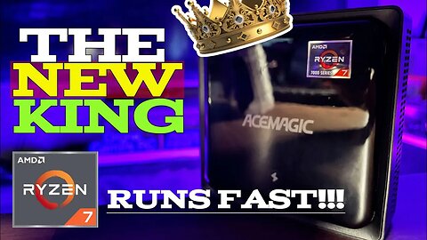 KING of Mini PCs!!! with AMD RYZEN 7000 (Under $600) & Fast!!!