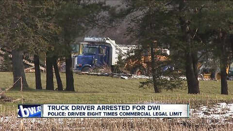 Truck driver arrested for DWI