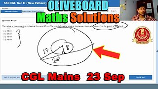 79/90🔥 Maths Solutions SSC CGL Tier 2 Oliveboard 23 Sep | MEWS Maths #ssc #oliveboard #cgl2023