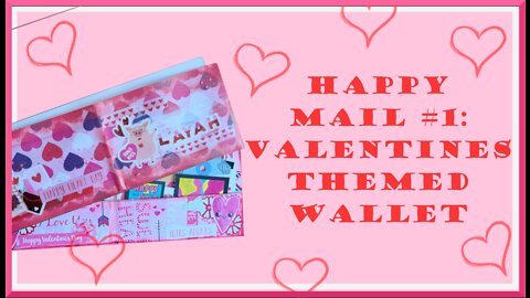 Happy Mail#1: Making a Valentines Themed Wallet For My Penpal