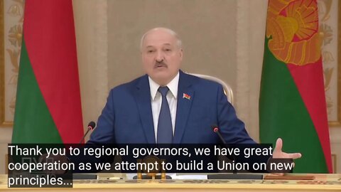 Lukashenko says Russia and Belarus are building "a Union on new principles", that other former Soviet republics will want to join