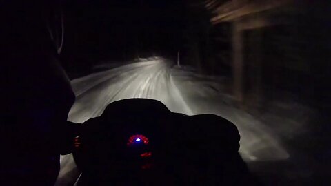 Snowmobile Trail Riding (Gaylord Michigan) Part 35