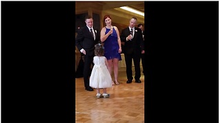 Adorable Flower Girl Gives Precious Speech At A Wedding