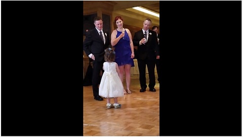 Adorable Flower Girl Gives Precious Speech At A Wedding