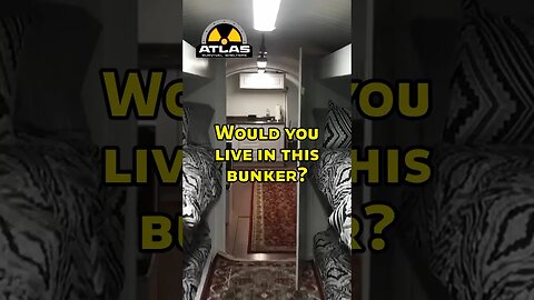Would you live in this bunker? 🤔 #bombshelter #bunker #underground #shorts #doomsday #prepper