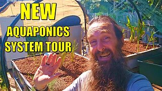 New Aquaponics System Tour Components and Issues