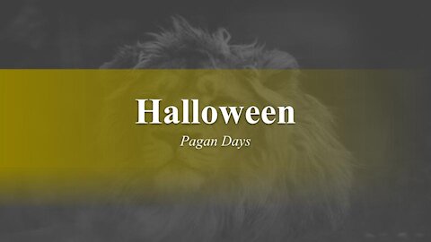 Halloween - Pagan Days - God Honest Truth Live Stream 10/22/2021