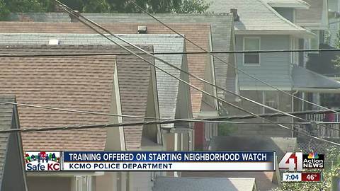 KCPD South Patrol hosting neighborhood watch training to promote community policing