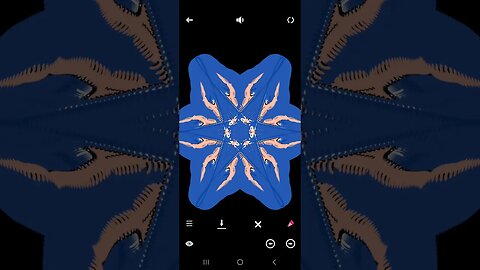 Tangle app on Android: perfect symmetry #22