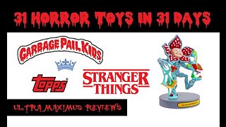 🎃 Demo Gordon | Garbage Pail Kids | Stranger Things | 31 Horror Toys in 31 Days