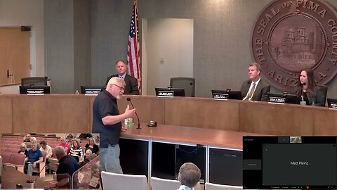 BRAVE Citizen Speaks out AGAINST Pima County Board of Supervisors - Part 10