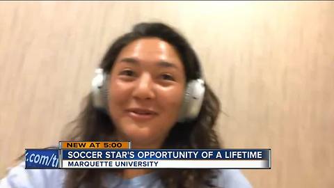 Marquette University soccer player headed to World Cup qualifiers with Philippines