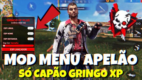 SAIU!! MOD MENU APELÃO VOA, LINHA ESP, GRINGO XP V32 HACK FF V1.92.13 (Highlights Free Fire) 🔥