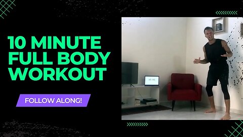 10 Minute Follow Along Full Body Workout (No Equipment)