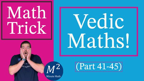 5 More Minute Math Tricks (Vedic Maths) (41-45) #shortscompilation