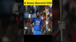 6 Sixes Record odi in International Cricket #cricket #youtubeshorts #viral #ytshorts