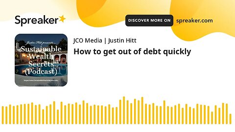How to get out of debt quickly