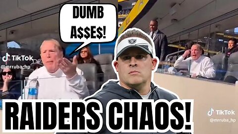 Raiders Owner Mark Davis CAUGHT ON VIDEO YELLING at Fans CHANTING For Josh McDaniels FIRING!