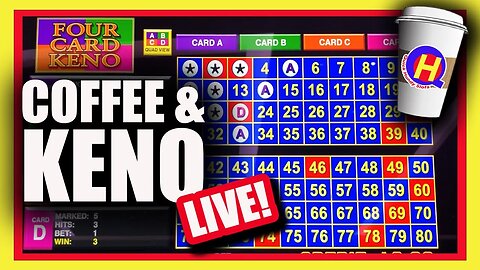 🚨LIVE Game Day KENO! Caveman Cleopatra and Four Card!