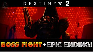 Destiny 2 - Final Boss Fight & Epic Ending Cutscenes!