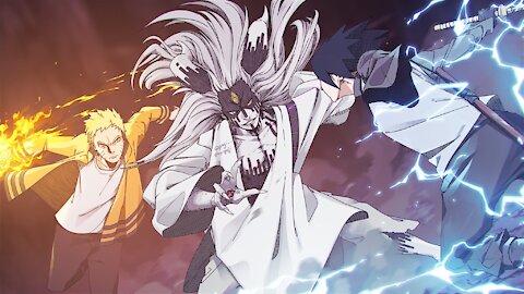 Naruto and Sasuke VS Momoshiki Otsutsuki