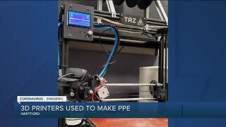 Hartford company uses 3D printers to make PPE