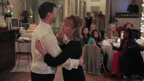 Epic Mother And Son Dance Performance Entertains Wedding Guests