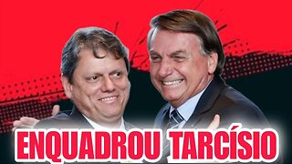 Tarcísio Governador de SP leva enquadrada de Bolsonaro em Reunião do PL sobre reforma tribultária.