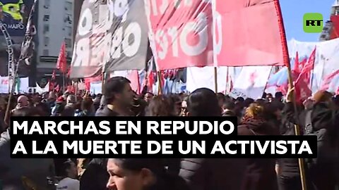 Marcha en Buenos Aires contra muerte de Facundo Molares
