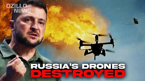 Historic Moment! Ukrainian Army Destroyed Russian Shahed UAVs Overnight!
