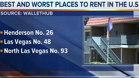 Nevada cities rank among top 50 best places to rent