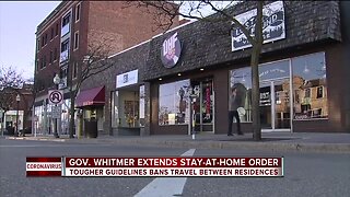 Gov. Whitmer extends stay-at-home order