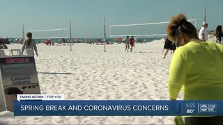 Spring break and coronavirus concerns in Tampa Bay