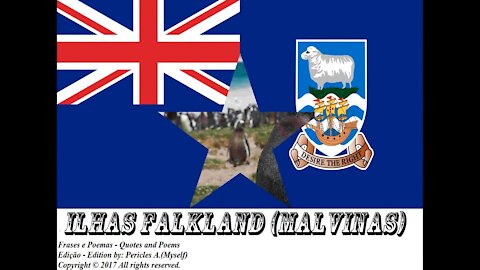 Bandeiras e fotos dos países do mundo: Ilhas Falkland (Malvinas) [Frases e Poemas]