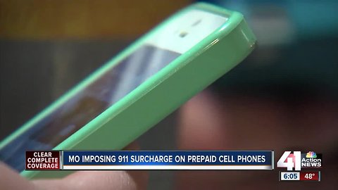 Missouri imposing 911 surcharge on prepaid cellphones