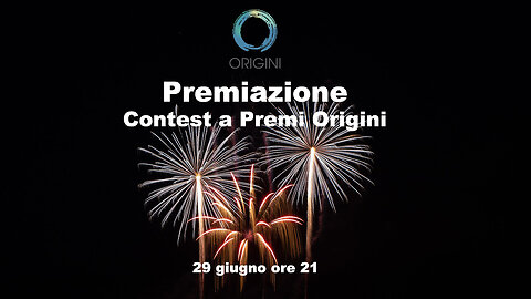 Contest Origini, premiazione (29/06/2023)