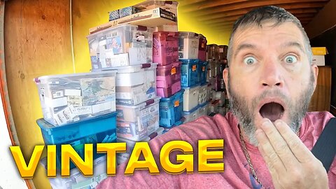 VINTAGE GOLD in $6098 abandoned storage unit of the year