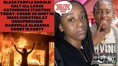 4 Dead 20 Shot In Mass Shooting at Unsupervised Dadeville Alabama Sweet 16 Birthday Party