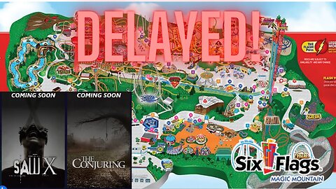 Conjuring And SAW DELAYED! | Fright Fest | Six Flags Magic Mountain
