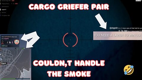 Cargo Griefer Buddies Couldn't Handle the Smoke in GTA Online | They COMPLAINED I Used a Jet, But...