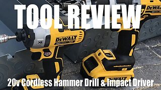 TOOL REVIEW - Dewalt Combination Hammer-Drill & Impact Driver Set