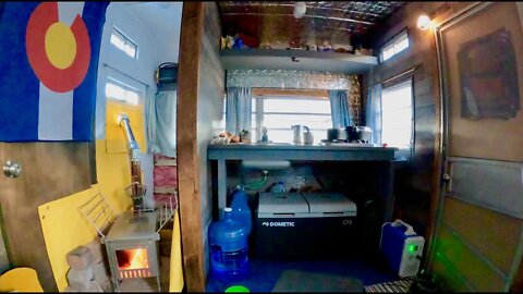 Wood Stove Install in Off-Grid Camper - Winter Temps Beginning To Hit + Ranch Update