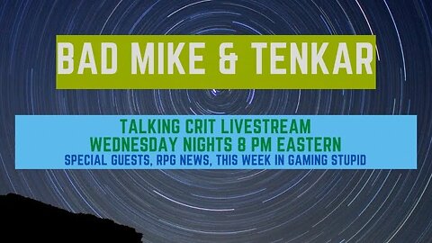 Talking Crit Live w/ Rocky & Ian (Silver Bulette) & Tom Knauss - Tonight @ 8 PM Eastern