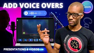 How To Record & Add Voice Overs in Canva